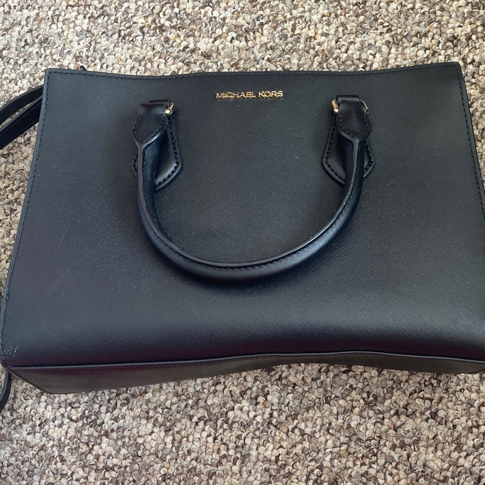 Michael Kors Black Satchel Bag